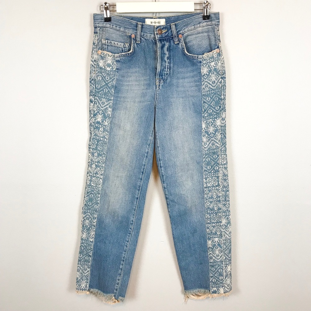 NWOT Free People 💯% Cotton HighRise Cropped Jeans